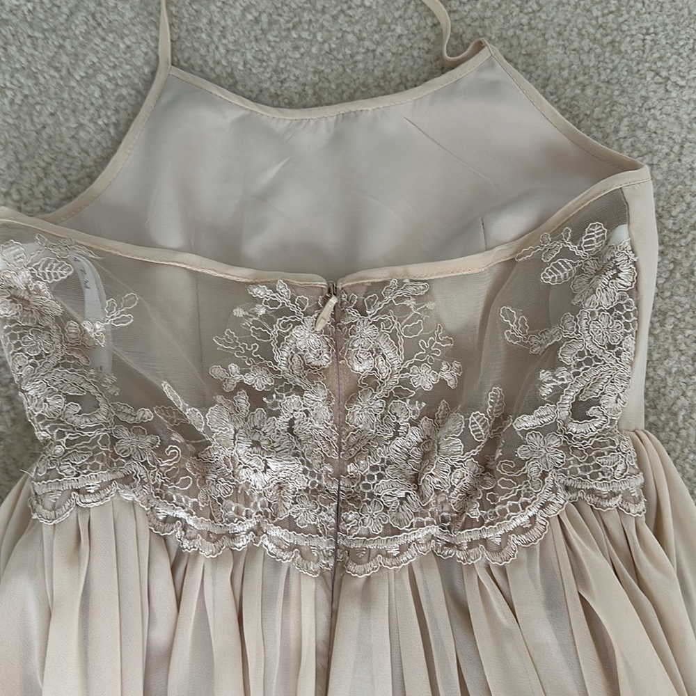 Azazie Junior Bridesmaid chiffon dress - Picture 7 of 10